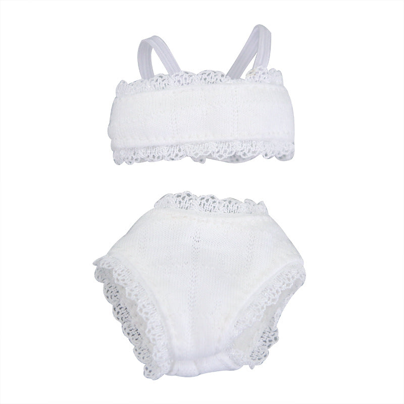 Wholesale 10pcs/pack Doll dress-up clothes underwear pajamas lace cloth baby clothes
